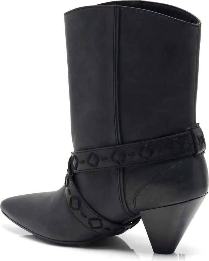 Bronte Belt Wrapped Western Boot - Image 2
