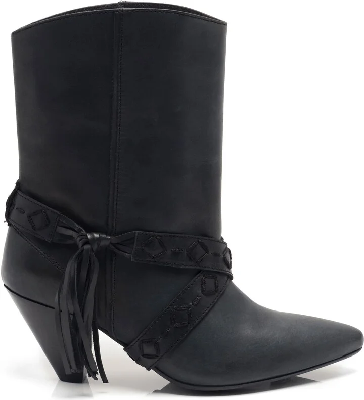 Bronte Belt Wrapped Western Boot - Image 3