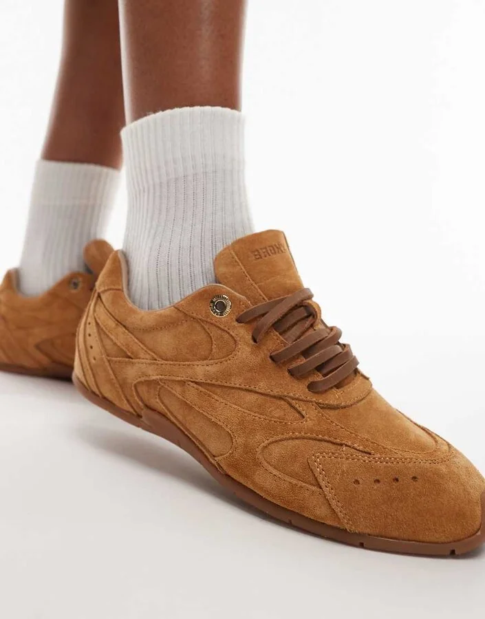Bronx Myr-aa sneakers in tan - Image 4