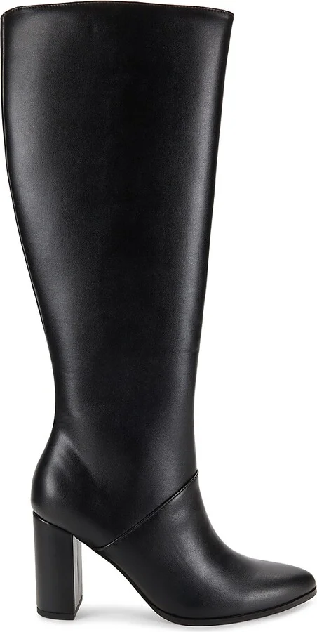Brooke 81MM Block Heel Knee High Boots