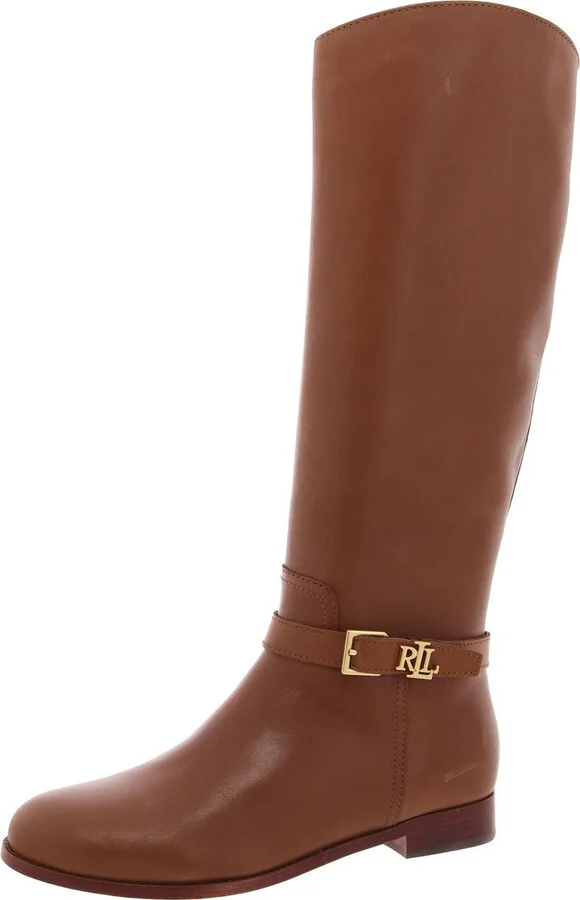 Brooke Tall Womens Leather Riding Knee-High Boots