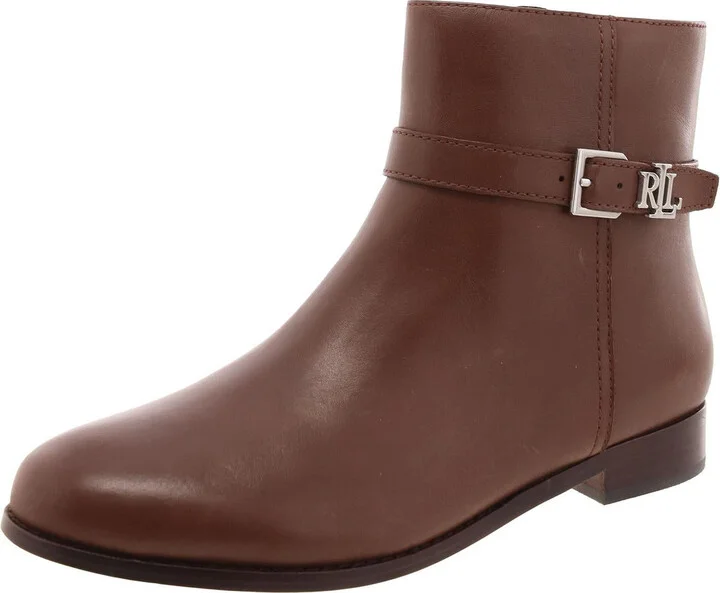 Brooke Womens Leather Ankle Booties