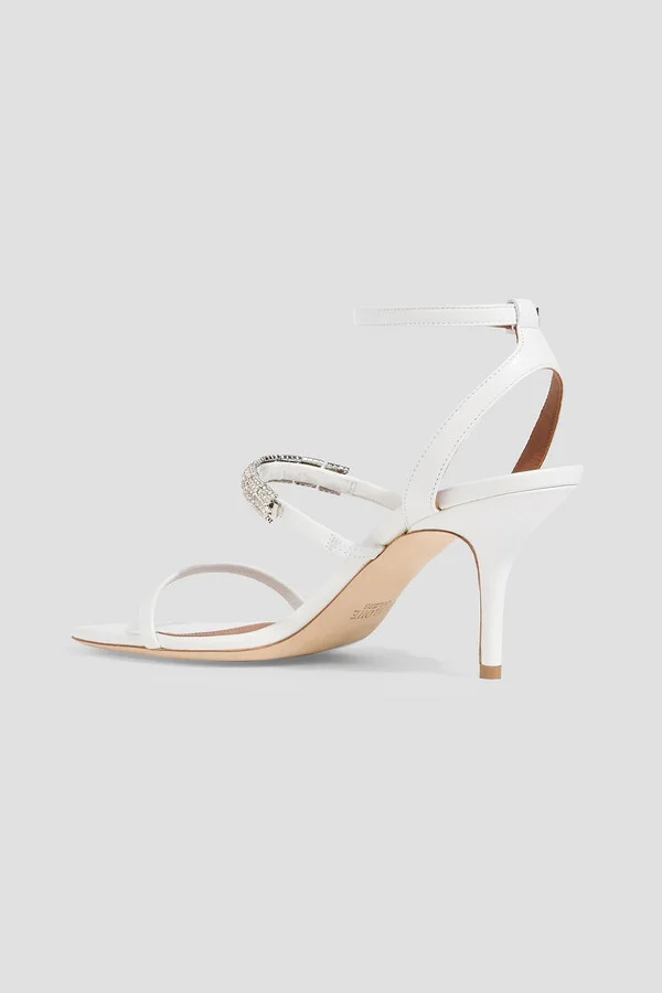 Brooklyn 70 crystal-embellished leather sandals - Image 3