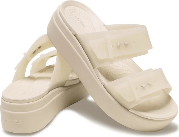 Brooklyn Buckle Frosted Low Wedge - Image 2