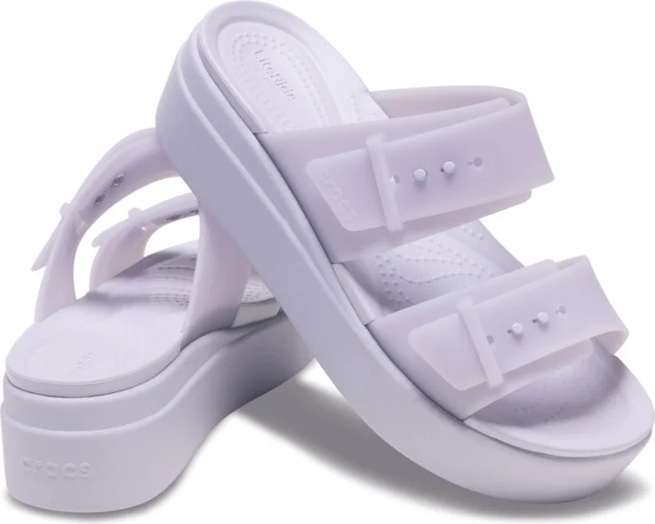 Brooklyn Buckle Frosted Low Wedge - Image 5