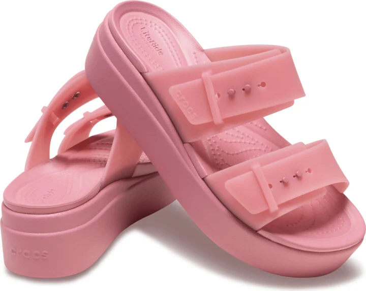 Brooklyn Buckle Frosted Low Wedge - Image 8