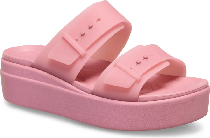 Brooklyn Buckle Frosted Low Wedge - Image 9