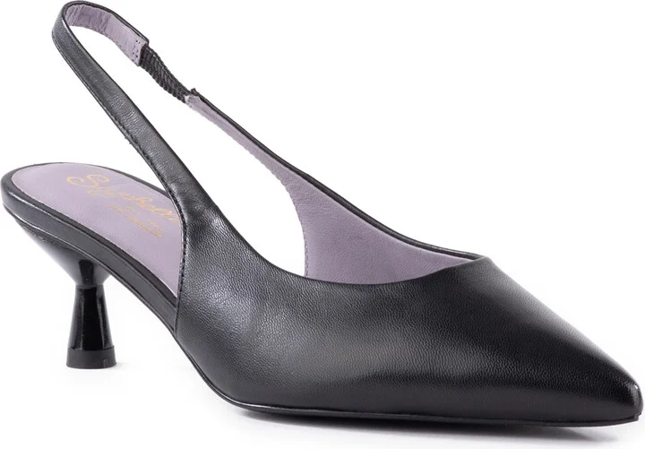 Brooklyn Kitten Heel Slingback Pump