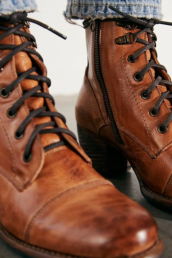 Brooklyn Lace Up Ankle Boots - Image 2