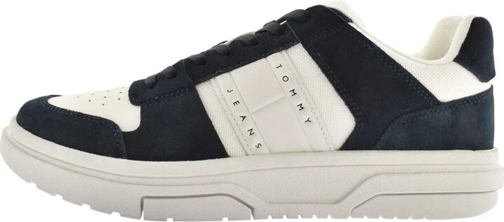 Brooklyn Suede Trainers Navy