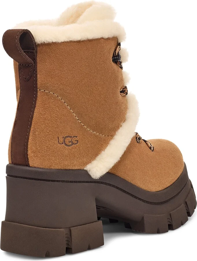 Brooklyn Water Resistant Hiker Boot with Genuine Shearling Trim - Image 3