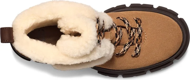 Brooklyn Water Resistant Hiker Boot with Genuine Shearling Trim - Image 5