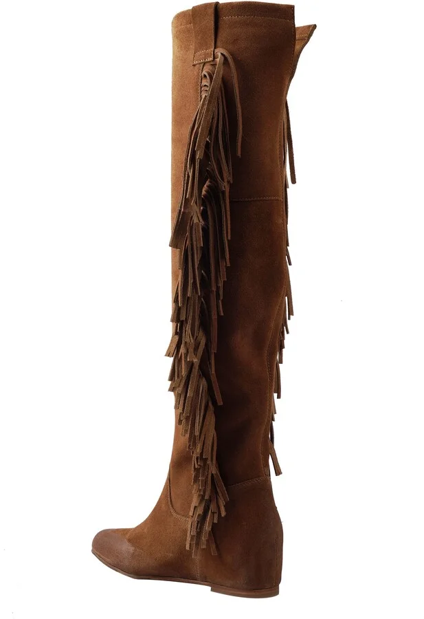 Brooklynne Knee High Wedge Boot - Image 2