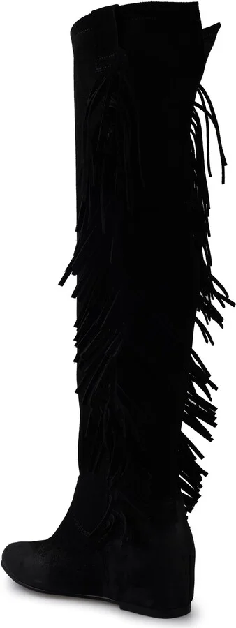 Brooklynne Knee High Wedge Boot - Image 8