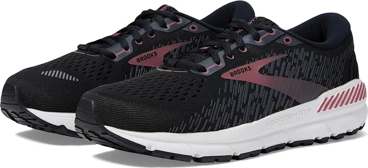 Brooks Addiction GTS 15 Women's Shoes Black/Ebony/Mauvewood : 5 2A - Narrow, Textile/Synthetic