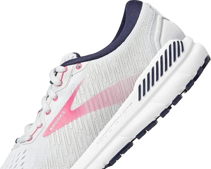 Brooks Addiction GTS 15 Women's Shoes Oyster/Peacoat/Lilac Rose : 5 2A - Narrow, Textile/Synthetic - Image 4