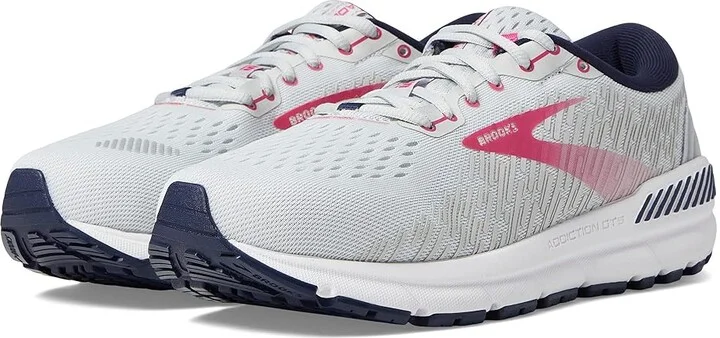 Brooks Addiction GTS 15 Women's Shoes Oyster/Peacoat/Lilac Rose : 5 2A - Narrow, Textile/Synthetic