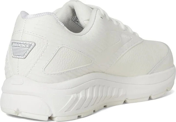 Brooks Addiction Walker 2 Men's Walking Shoes White/White : 7 D - Medium, Leather - Image 5
