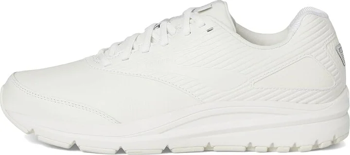 Brooks Addiction Walker 2 Men's Walking Shoes White/White : 7 D - Medium, Leather - Image 7