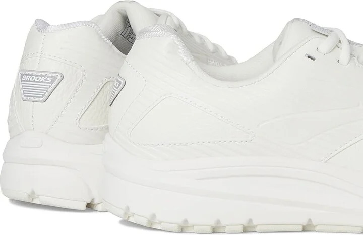 Brooks Addiction Walker 2 Men's Walking Shoes White/White : 7 D - Medium, Leather - Image 8