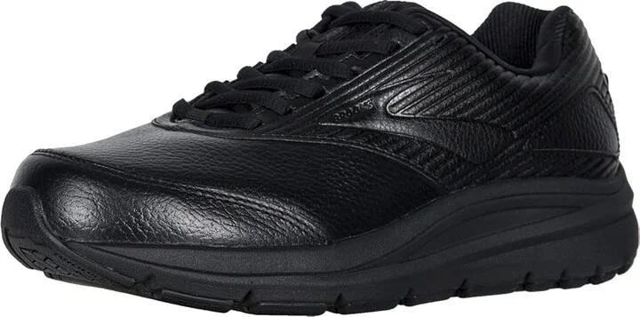 Brooks Addiction Walker 2 Women's Walking Shoes Black/Black : 5 2A, Leather - Image 2