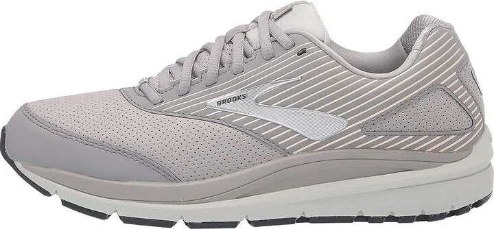 Brooks Addiction Walker Suede Women's Walking Shoes Alloy/Oyster/Peach : 5 D - Wide, Synthetic/Suede - Image 7