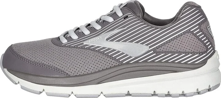 Brooks Addiction Walker Suede Women's Walking Shoes Shark/Alloy/Oyster : 5 D - Wide, Synthetic/Suede - Image 7