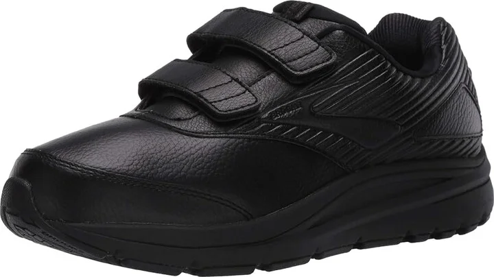 Brooks Addiction Walker V-Strap 2 Women's Walking Shoes Black/Black : 5 B, Leather - Image 2