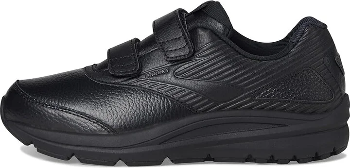 Brooks Addiction Walker V-Strap 2 Women's Walking Shoes Black/Black : 5 B, Leather - Image 7