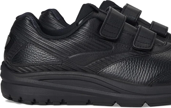 Brooks Addiction Walker V-Strap 2 Women's Walking Shoes Black/Black : 5 B, Leather - Image 8