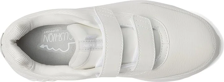 Brooks Addiction Walker V-Strap 2 Women's Walking Shoes White/White : 5 B, Leather - Image 3