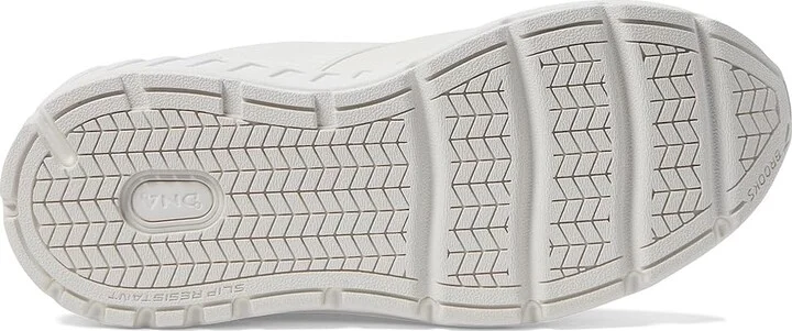 Brooks Addiction Walker V-Strap 2 Women's Walking Shoes White/White : 5 B, Leather - Image 4