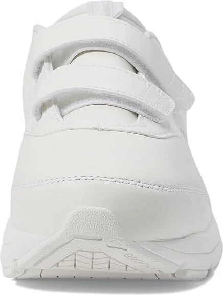Brooks Addiction Walker V-Strap 2 Women's Walking Shoes White/White : 5 B, Leather - Image 6
