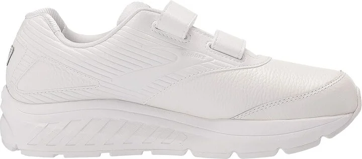 Brooks Addiction Walker V-Strap 2 Women's Walking Shoes White/White : 5 B, Leather - Image 8