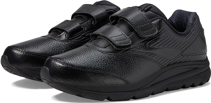 Brooks Addictiontm Walker V-Strap 2 Men's Walking Shoes Black/Black : 8 D - Medium, Leather
