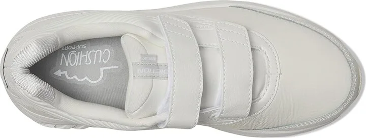 Brooks Addictiontm Walker V-Strap 2 Men's Walking Shoes White/White : 7.5 D - Medium, Leather - Image 3