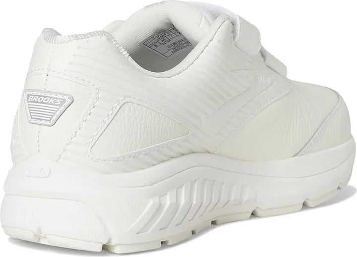 Brooks Addictiontm Walker V-Strap 2 Men's Walking Shoes White/White : 7.5 D - Medium, Leather - Image 5