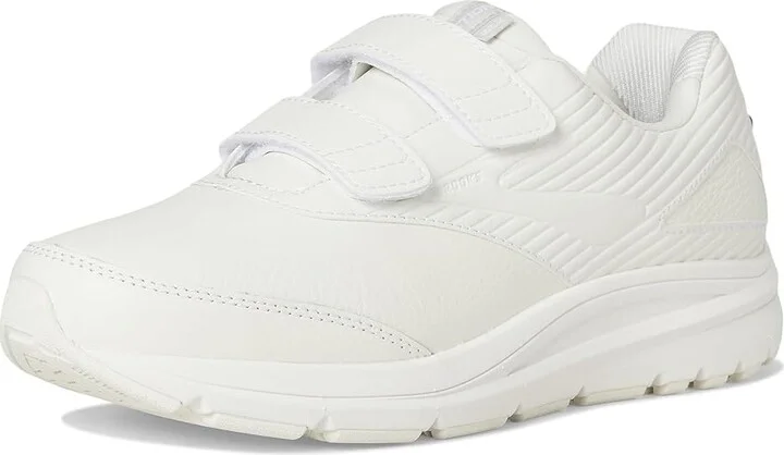 Brooks Addictiontm Walker V-Strap 2 Men's Walking Shoes White/White : 7.5 D - Medium, Leather - Image 6