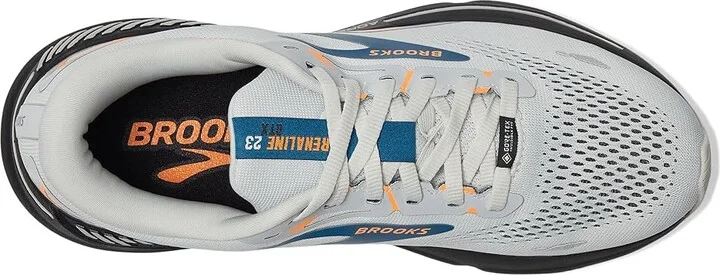 Brooks Adrenaline GTS 23 GTX Men's Running Shoes Oyster Mushroom/Orange/Blue : 11 D - Medium, Synthetic - Image 2