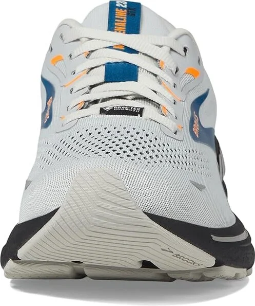 Brooks Adrenaline GTS 23 GTX Men's Running Shoes Oyster Mushroom/Orange/Blue : 11 D - Medium, Synthetic - Image 3