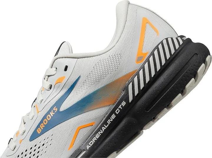 Brooks Adrenaline GTS 23 GTX Men's Running Shoes Oyster Mushroom/Orange/Blue : 11 D - Medium, Synthetic - Image 4