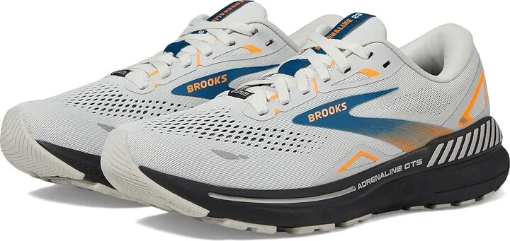 Brooks Adrenaline GTS 23 GTX Men's Running Shoes Oyster Mushroom/Orange/Blue : 11 D - Medium, Synthetic