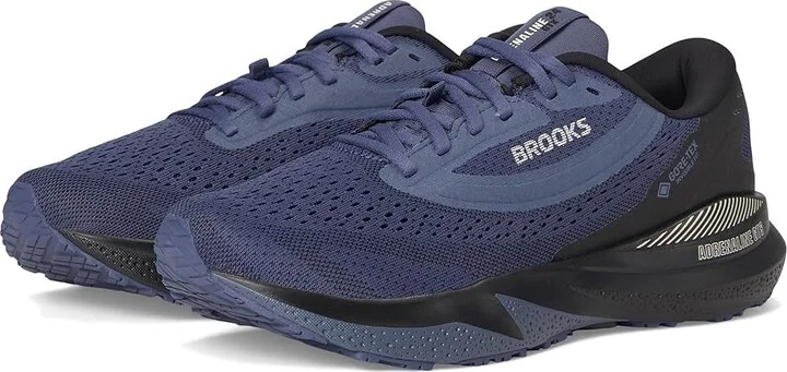Brooks Adrenaline GTS 24 GTX(r) Women's Running Shoes Black/Nightshadow/Coconut : 5.5 B - Medium, Textile