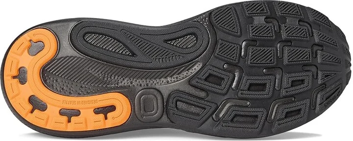 Brooks Adrenaline GTS 24 Men's Running Shoes Black/Country Blue/Orange : 9.5 D - Medium - Image 3