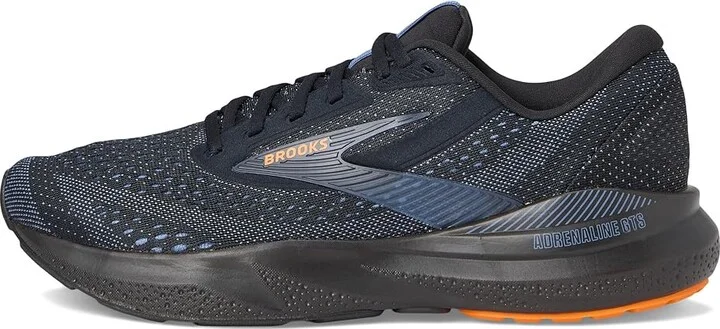Brooks Adrenaline GTS 24 Men's Running Shoes Black/Country Blue/Orange : 9.5 D - Medium - Image 6