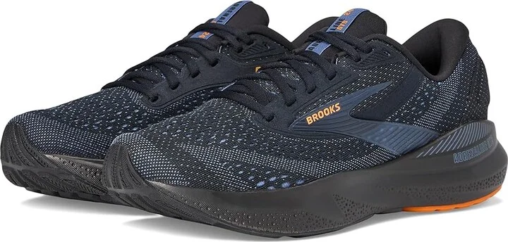 Brooks Adrenaline GTS 24 Men's Running Shoes Black/Country Blue/Orange : 9.5 D - Medium