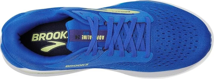 Brooks Adrenaline GTS 24 Men's Running Shoes Cobalt/Neo Yellow/Peacoat : 9 D - Medium - Image 2