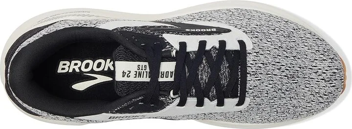 Brooks Adrenaline GTS 24 Men's Running Shoes Coconut/Black/Biscuit : 9.5 D - Medium - Image 2