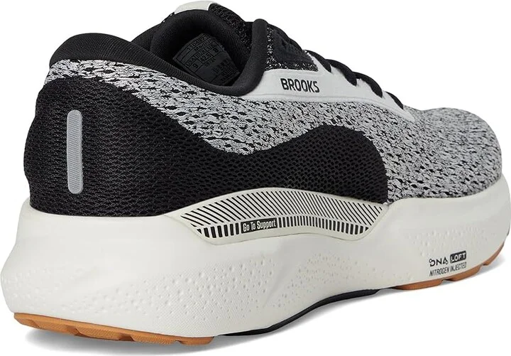 Brooks Adrenaline GTS 24 Men's Running Shoes Coconut/Black/Biscuit : 9.5 D - Medium - Image 4
