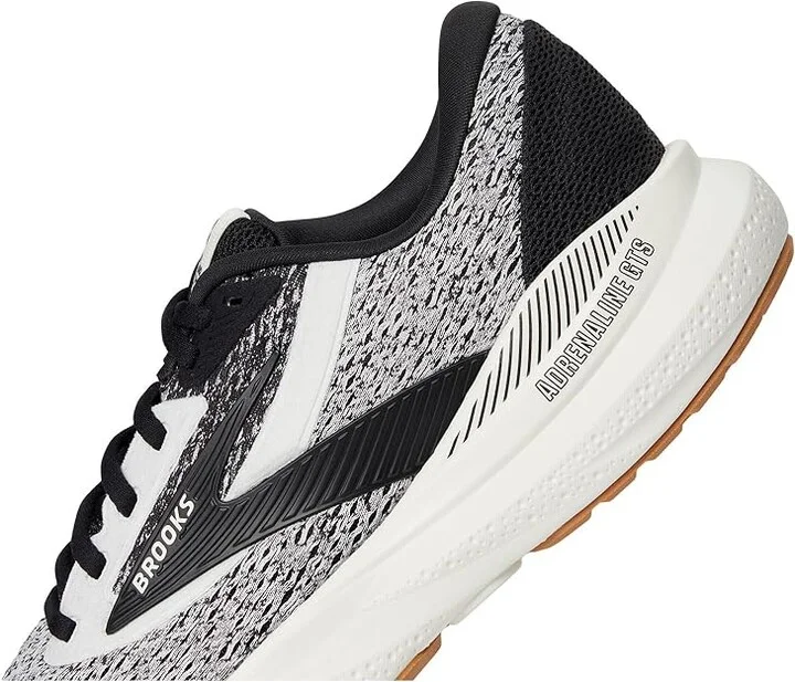 Brooks Adrenaline GTS 24 Men's Running Shoes Coconut/Black/Biscuit : 9.5 D - Medium - Image 7